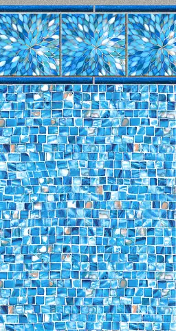 Aster – Ocean Breeze vinyl pool liner pattern swatch