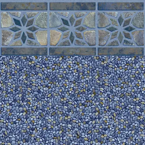 Cape Elizabeth – Oceanside vinyl pool liner pattern swatch