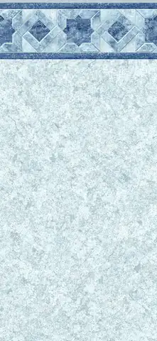 Celestial Stone Tile Island Clouds Floor vinyl pool liner pattern swatch