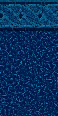 North Shore Tile Deep Blue Seas vinyl pool liner pattern swatch