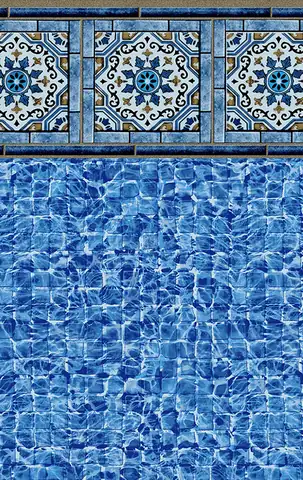 Sanna Tile Highland Beach vinyl pool liner pattern swatch