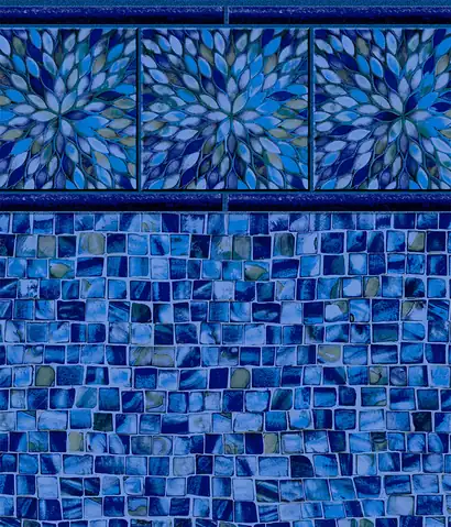 Valencia – Ocean Mist vinyl pool liner pattern swatch