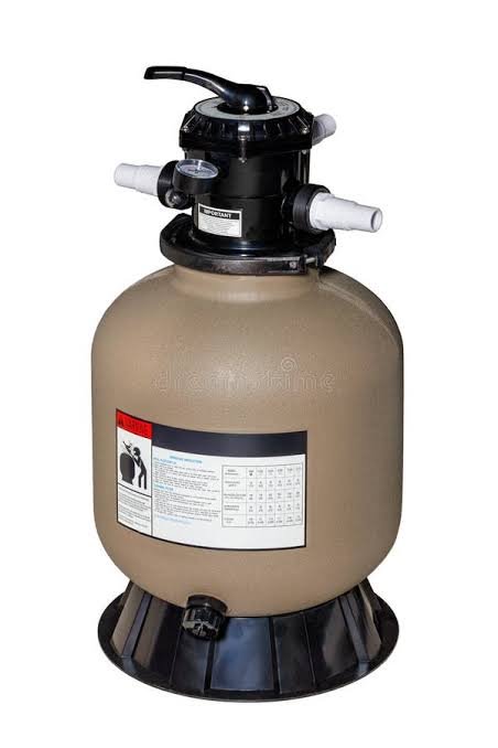 Sand pool filter with multiport valve